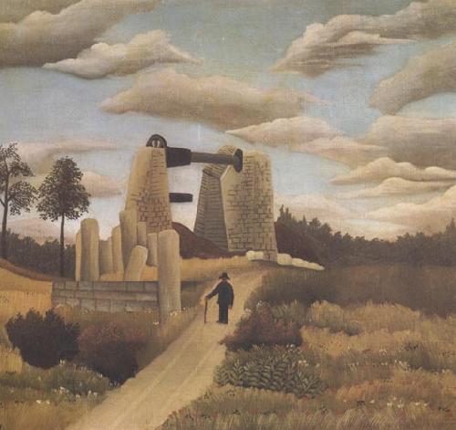 Henri Rousseau The Stone Quarry oil painting picture